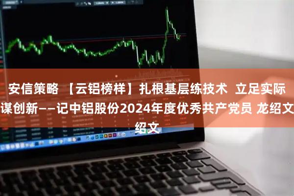 安信策略 【云铝榜样】扎根基层练技术  立足实际谋创新——记中铝股份2024年度优秀共产党员 龙绍文